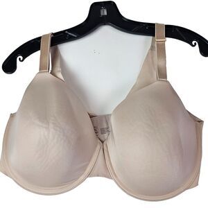 Soma 38DDD‎ 38F Vanishing 360 Full Coverage Beige Nude Bra